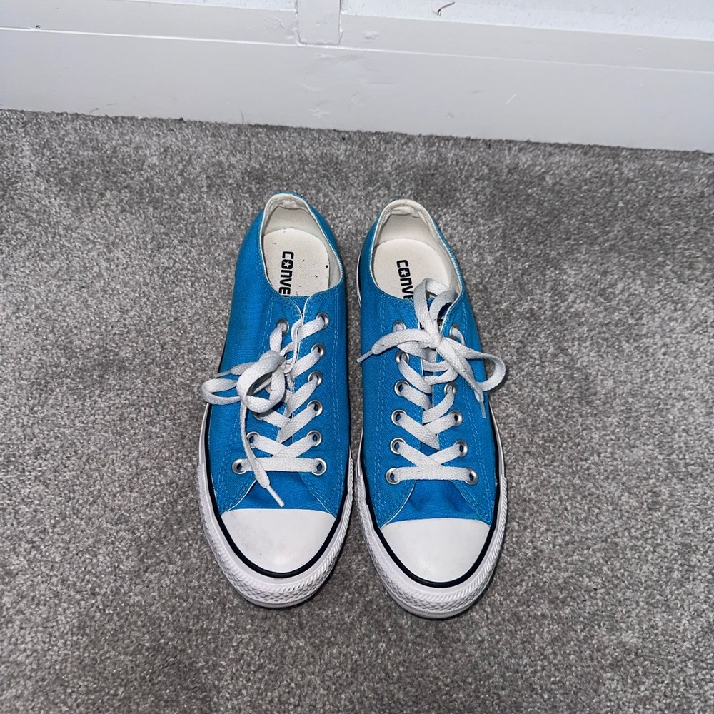 Converse Classic Blue and White Low-Tops
